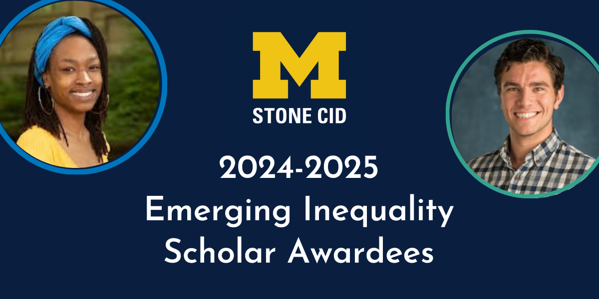 2024-2025 Emerging Inequality Scholar Awardees