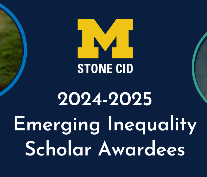 Announcing the Stone Center 2024-2025 Emerging Inequality Scholars