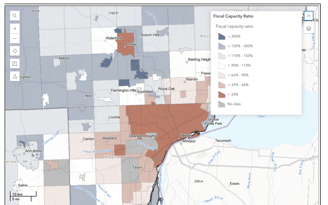Rich cities, broke neighbors: U-M study exposes metro-level wealth divide