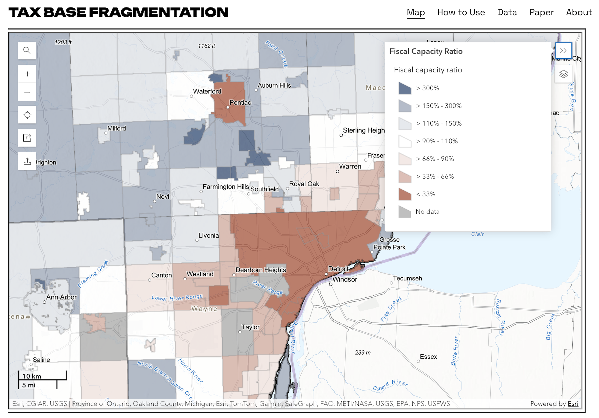tax base fragmentation